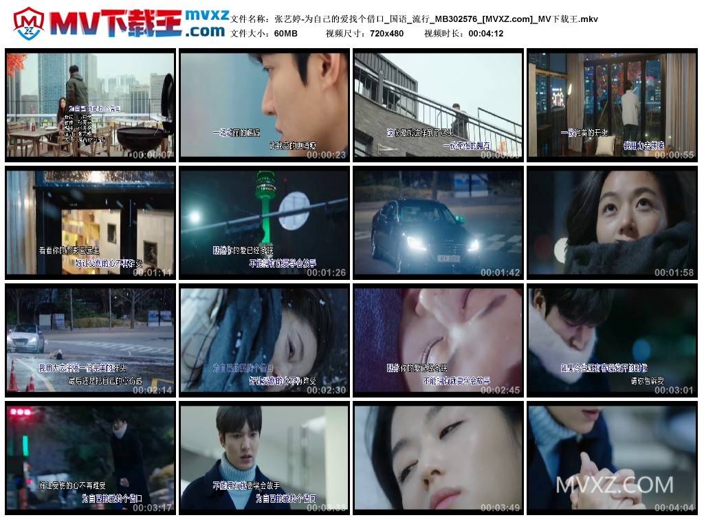 张艺婷-为自己的爱找个借口_国语_流行_MB302576